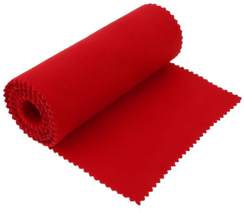 OriGlam - Copritastiera morbida antipolvere per pianoforte digitale o tastiera elettronica, copre 88 tasti proteggendoli dalla polvere, colore: rosso