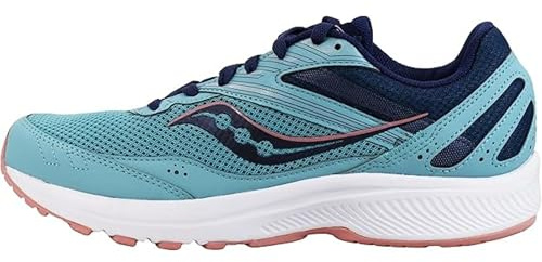 Saucony Women's Core Cohesion 15 Running Shoe, Rain/Sodalite, 8.5