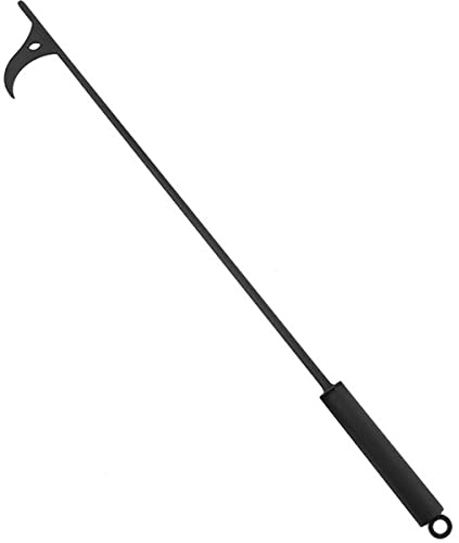 DAZZLEEX Pinze per caminetto Strumenti per camini e stufe a legna Camino Pinze per falò Accessori per forno in ferro