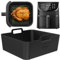 Premium Air Fryer Silikonform für Cosori 5.5L / 6L & andere 5,5-l-Plus | 2,5mm dick Silikonform | Premium Einsätze für Cosori 5.5L | Silikon Einsatz für CosoriAirfryer Silikon