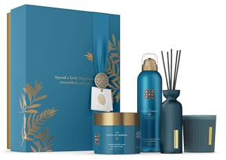 RITUALS Caja de regalo The Ritual of Hammam, Large - Set de baño con productos para el cuidado de la piel con eucalipto y romero - Propiedades purificantes y revitalizantes