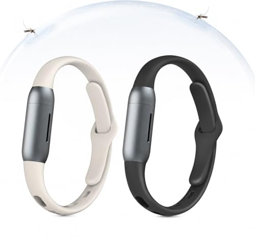 2 braccialetti anti-zanzare per bambini e adulti, 180 giorni di protezione, braccialetti naturali, impermeabili, regolabili, per esterni e campeggio