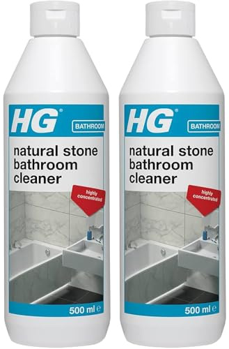HG 2 X Bathroom Cleaner 500 ml – is a safe bathroom cleaner for natural stone which removes dirt and makes your bathroom shine