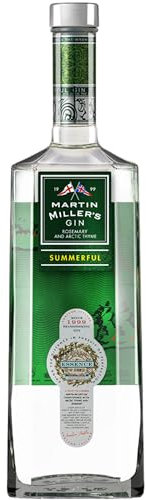 Martin Millers Gin, Summerful Edition - Super Premium Gin, Icelandic spring water, Distilled in England - 40% ABV, 70cl, Great Father's Day Gift