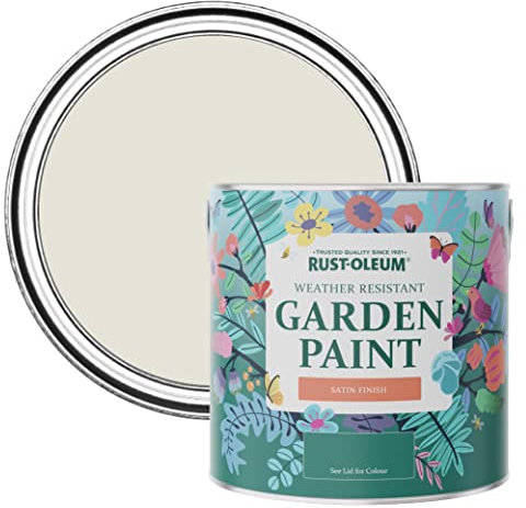 Rust-Oleum Beige Mould-Resistant Garden Paint In Satin Finish - Portland Stone 2.5L