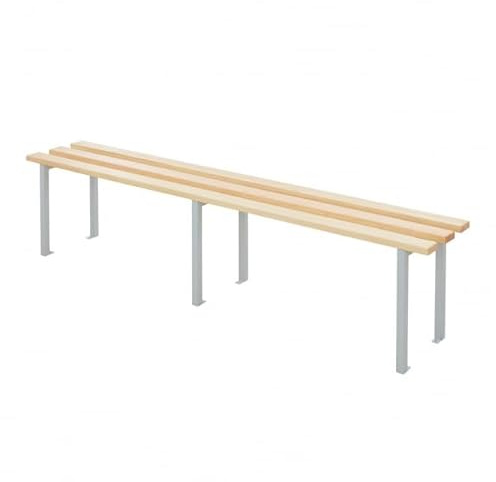 BiGDUG Essentials Changing Room Bench - Cloakroom Locker - Single Bench - 450h x 2000w x 350d mm