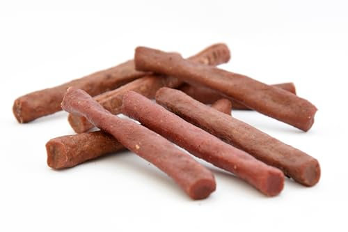 Fresco Ochsenziemer Kaustangen | 40 Stück, 12cm | Vorteilspackung | Langer, gesunder Kaugenuss | Getreide-/Gluten- und Sojafrei