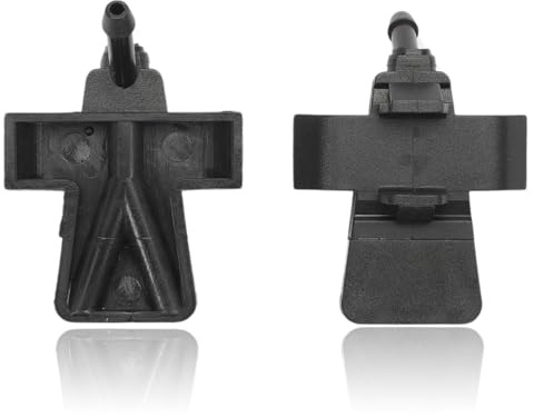 GNXfixt 2x Ugello Tergicristalli, Auto Windshield Wiper Ugello Lavavetro per Micra K12 2003-2010 28931AX600C Accessori