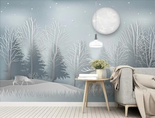 Papeles pintados para paredes de sala de estar, decoración del hogar, murales de interiores con motivos florales, papel tapiz 3D, 250 x 175 cm