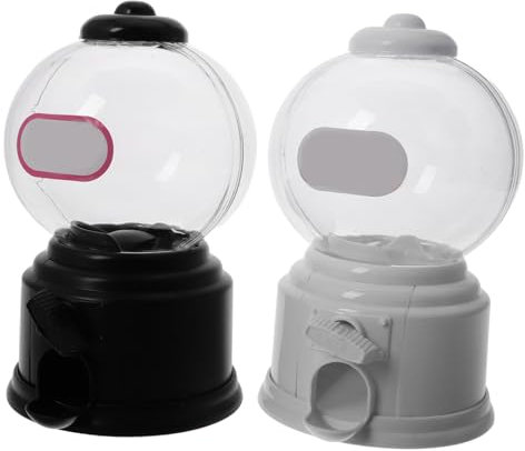 Kisangel 2stücke Mini Süßigkeitenautomat Für Junge Mädchen Mit Fänger Aus Attraktives Design Als Spielzeug Und Praktischer Lagerung Für Süßigkeiten Für Schreibtisch Oder Klassenzimmer Süß u