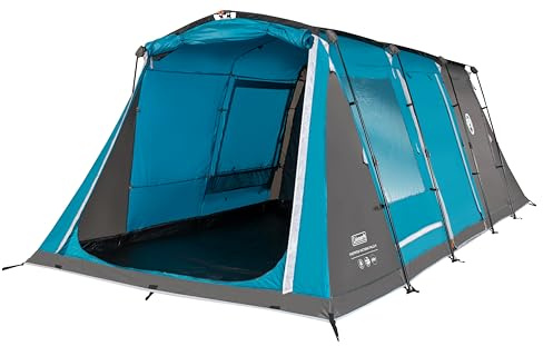 Coleman Tienda Fastpitch Victoria Falls 4| Montaje rápido en 2 Minutos| 2 dormitorios|Tienda Familiar compacta para 4 Personas |Tienda para Festivales y Camping |Impermeable 4500 mm
