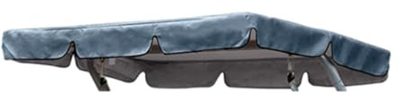 FLCPJGV Cubierta de Reemplazo para Balancín Exterior Tela Oxford Impermeable para de Columpio y Hamacas Protección Lluvia y Polvo Adecuada, Azul Marino