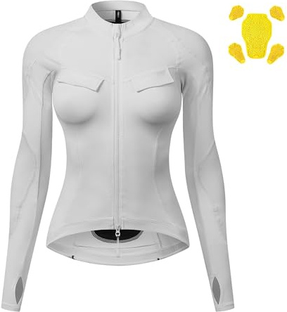 Coheritrix Giacca da Moto In Rete da Donna, Maglia Da Moto Giubbotto moto donna estiva Traspirante Con protezione, Abbigliamento Sportivo Estivo Per motociclismo, ciclismo sport off-road