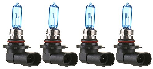 Mintice™ 4 X Véhicule de Voiture Lumineux 9005/HB3 6000K Xénon Gaz Halogène Ampoules de Lampe de projecteur Blanc 100W