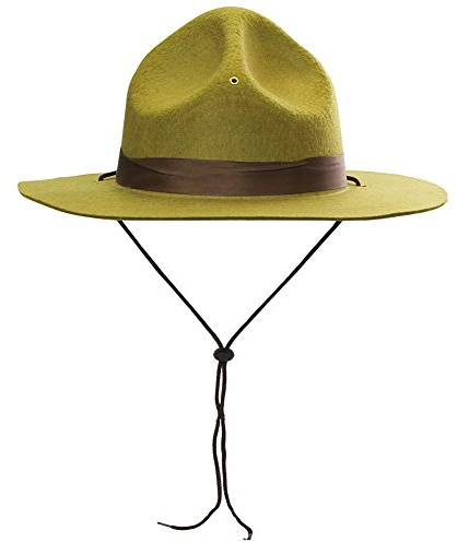 Funny Party Hats Ranger - Sun - Safari Hat - Brown Drill Sergeant Military Campaign Hat