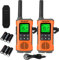 Retevis RT45P IP67 Wasserdichter Walkie Talkie, Reichweite Walkie Talkies für Kinder Erwachsene, PMR 446 Lizenzfrei 16 Kanäle, LED-Fackel,SOS-Alarm Funkgerät Set(2er)