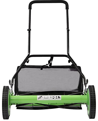 Cortacésped manual de mano cortacésped manual de empuje manual de mano ajustable 20 pulgadas para el cuidado del césped en el jardín