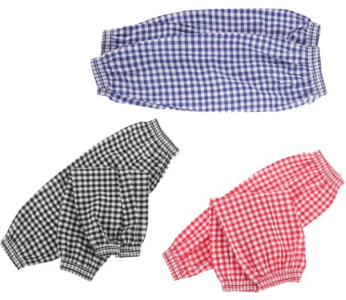 Angoily 3 Pairs Cleaning Oversleeves Oilproof Arm Sleeves for Kitchen Gardening and Painting Plaid Sleeve Covers for Women Students and Work Reusable Protective Arm Covers
