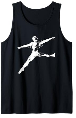 Mens Male Ballet Dancer Sketch for Boys Tank Top