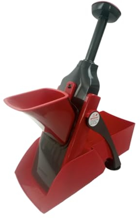 Meridiana® Ok Chef Mandolina REGOLABILE Spessore regolabile e taglio julienne Patate Affettatrice Cipolla taglia pomodori Chopper Kitchen taglia patate mandolina per verdure professionale (Rossa)