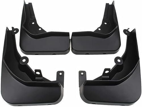 4 pièces Garde-Boue Voiture pour 2014-2016 Mercedes-Benz Classe E Berline W212, ABS Rigide Anti-Corrosion, Avant/Arrière, Protection Anti-Projections, Anti-Corrosion, Installation Facile Sans Perçage