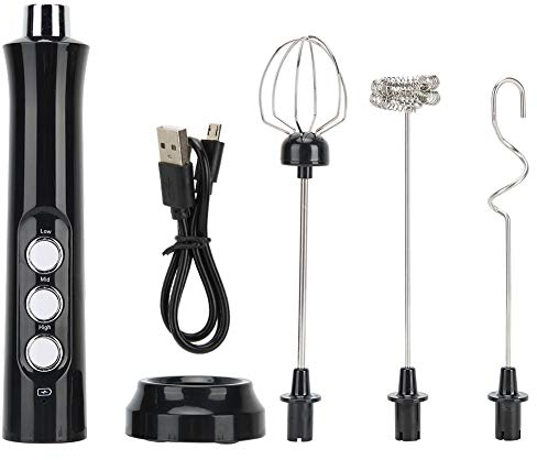 Elektrischer Milchaufschäumer, elektrischer Milchaufschäumer Handheld Automatic Egg Beater Milk Shaker USB-Aufladung