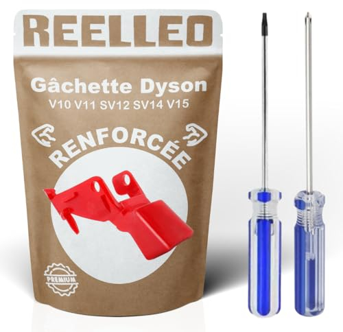 REELLEO V11 V10 Schalter Verstärkt, Ersatzteile Trigger Reparieren Knopf für Dyson Staubsauger mit Schraubenzieher