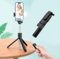 Orco Selfie Stick Phone Tripod with Remote and LED Fill Lights, 90 CM Height, Cell Phone Holder for Travel, Vlogging, Live Streaming Video and Photos, Compatible with iPhone and Android (Black)