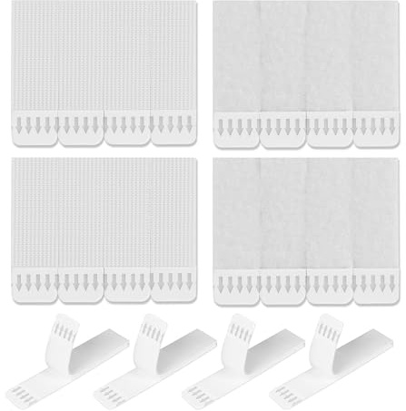 Heavy Duty Picture Hanging Strips 36 Pairs (72 Strips) No Nails Needed Damage Free Adhesive for Pictures and Photos Frame Hanging (16*69mm)