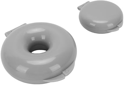 OEBUAFI Stampo per Cake Pop in PLA Food Grade, Stampo per Donut Cake Pop da 12 Fori, per Festa di Nozze e Dessert (GREY)