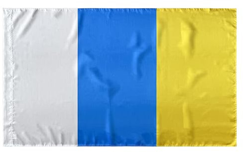 Durabol Bandera Canarias sin Escudo 150 x 90 cm Satén