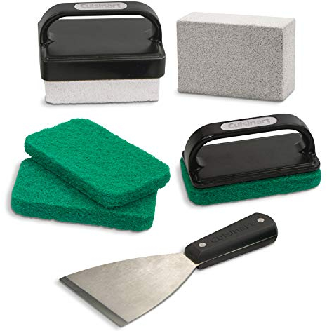 Cuisinart CCK-231 Ultimate Kit, 8-Piece Grill Cleaning, Griddle Scour and Pumice Set