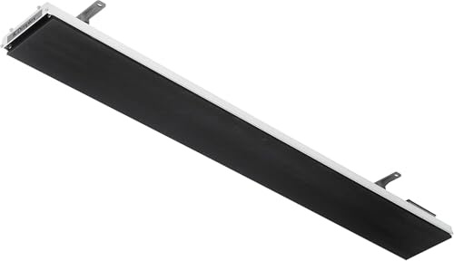 Dimplex DLW Series Electric Patio Heater, Weatherproof, Black, 1500W - Premium Radiant Heater for Indoor and Outdoor Use - Slim Profile Outside Heater Perfect for Ceiling and Wall Mount Application