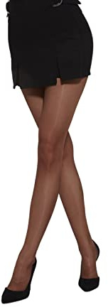 MYCHICLEGS Collant voile fin 20 DEN femme beige marron (Bronze) T5