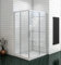 Aica Sanitär Duschkabine Duschabtrennung Dusche 120x80cm mit Duschtasse