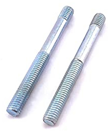 5 tornillos espaciadores métricos de acero 8 x 60