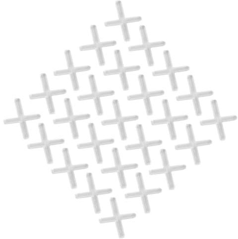 CANIGHT 1000pcs Cross Shaped Tile Spacers for Floor Wall Installation Multi-Functional Ceramic Tile Positioning Tool for Align Marble Granite