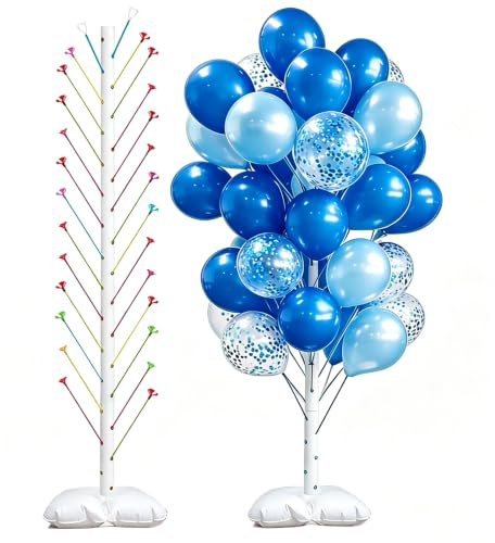 Balloon Column Stand Kit, Height Adjustable Balloon Tower, Stable | Balloons Stand for Floor Suitable for Birthday, Party Decoration, Wedding, Baby Shower