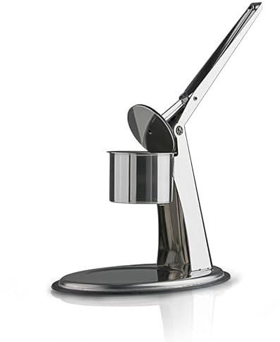 Cook by Omac Schiacciapatate e passatelli Mister Potato in acciaio inox, 2 filtri intercambiabili, schiacciapatate da tavola