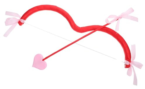 POPETPOP Ensemble Flèche et Arc de Cupidon en Mousse Léger Accessoire Costume de Cupidon Saint-Valentin Cosplay et Fête Réutilisable et Facile à Transporter