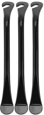 Bike Tire Levers, Durable Portable Tire Spoons 3pcs High Density Carbon Steel for Cyclists Mechanics Home Travel Repairs