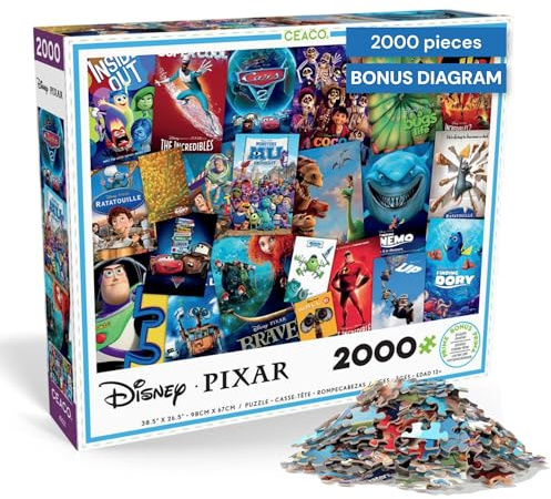 Ceaco Puzzle Disney Movie Posters 2000pcs New 3502-5