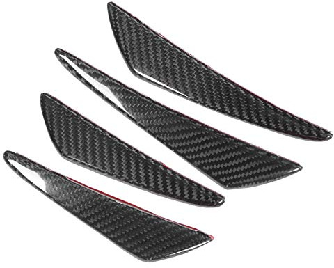 Aletta per paraurti, 4 pezzi/set Spoiler per paraurti universale in fibra di carbonio