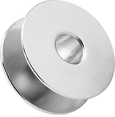 100 Stück Spulen Nähmaschine, Metallspule Nähspule Metall-Nähspulen für universelle Industrienähmaschinen(40264 Eisenspule ohne Loch)