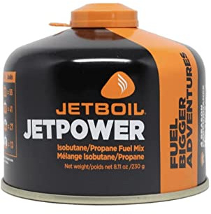 Jetboil Jetpower Fuel, 230 Grams (2 Pack) (2), Liquefied Petroleum Gas