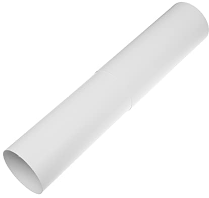 Vent Systems Ø125 mm del tubo de ventilación telescópica de 300 a 500 mm de largo para la conexión de la tubería, sistema de ventilación de enfriamiento de calentamiento. 30 cm se extienden a 50 cm.