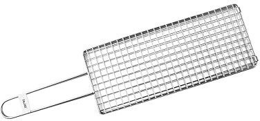 IBILI Parrilla Doble para Kokotxas - 30x12x1 cm - Acero Inoxidable 18%
