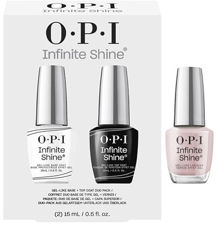 OPI Infinite Shine Long-wear Nail Polish, Gel-Like Nail Varnish with no UV lamp needed, 3-Step System for up to 11 days of colour, Base Coat & Nail Polish & TopCoat, Don’t Bossa Nova Me Around, 3x15ml