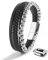 SERASAR Herren Armband 20cm Silber Männer Leder Armreif Lederband Herrenarmreif Armschmuck Schmuck Herrenschmuck Armkette Flecht Wickelarmband Armbändchen Bracelet
