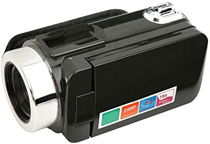 Digitalkamera, Professionell 4K HD-videokamera Videokamera Night Vision 3-tums LCD-pekskärm 18x digital zoomkamera med mikrofon(Only camera)